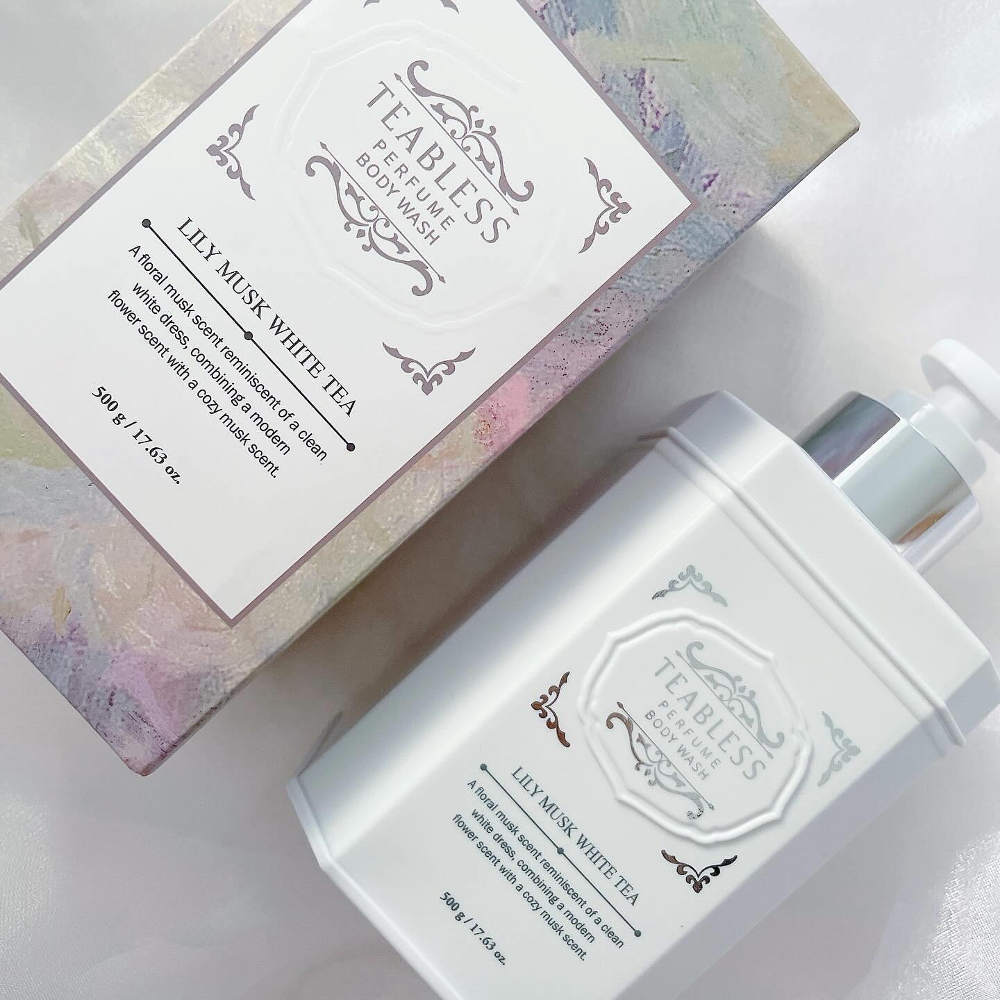 パフュームハンドクリーム リリームスクホワイトティーの香り/TEABLESS/ハンドクリームを使ったクチコミ（2枚目）