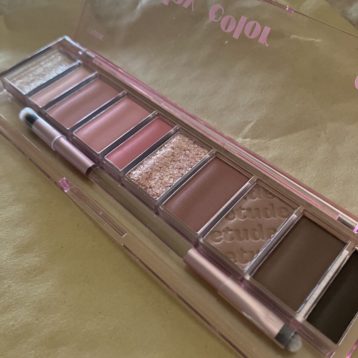 プレイカラー アイシャドウ/ETUDE/アイシャドウパレットを使ったクチコミ（2枚目）