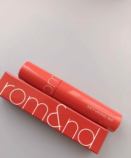 ジューシーラスティングティント/rom&nd/リップティントを使ったクチコミ(1枚目)