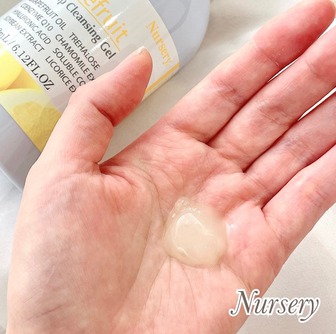 Wクレンジングジェル グレープフルーツ/Nursery(ナーセリー)/クレンジングジェルを使ったクチコミ(1枚目)