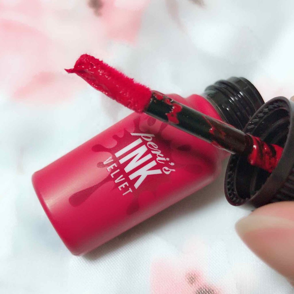 インク ベルベット/PERIPERA/口紅を使ったクチコミ（2枚目）