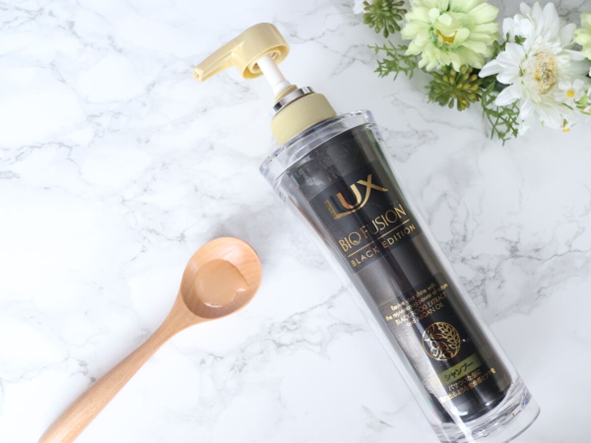 バイオフュージョン ブラックエディション/LUX/市販シャンプーを使ったクチコミ(2枚目)