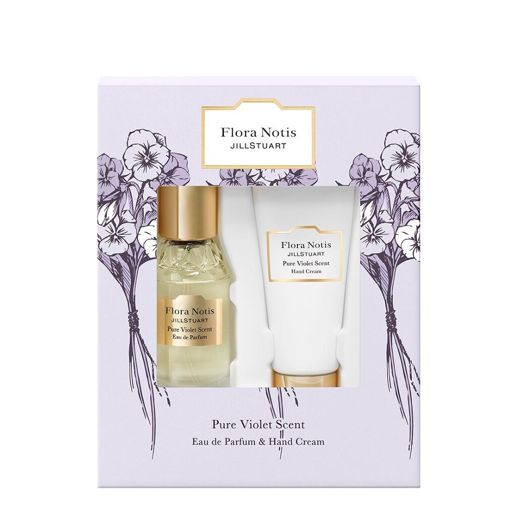 ピュアバイオレット オードパルファン&ハンドクリーム Flora Notis JILL STUART