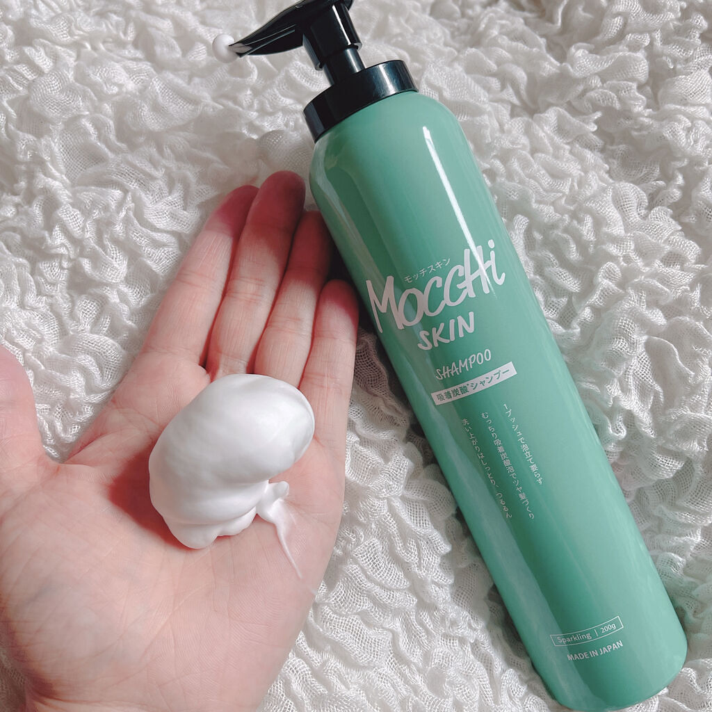 吸着スパークリングシャンプー /MoccHi SKIN/市販シャンプーを使ったクチコミ（1枚目）