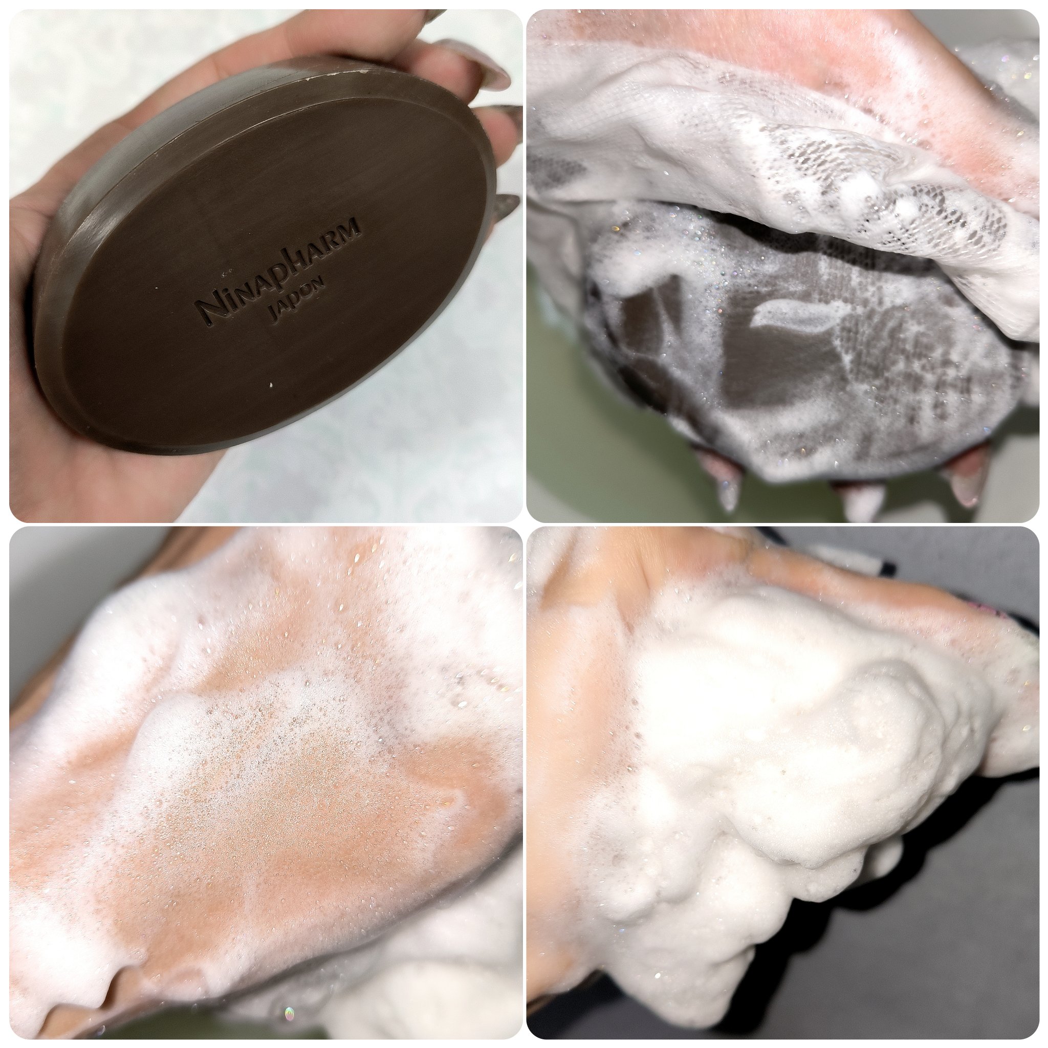 サヴォン アンベリール/ニナファームジャポン/洗顔石鹸を使ったクチコミ（3枚目）