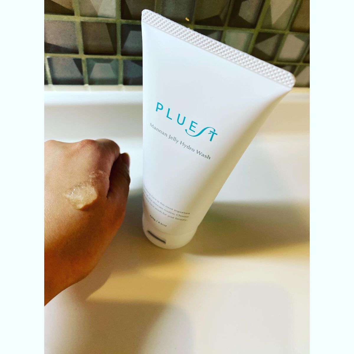 マンナンジェリーハイドロウォッシュ/PLUEST/洗顔料を使ったクチコミ（3枚目）