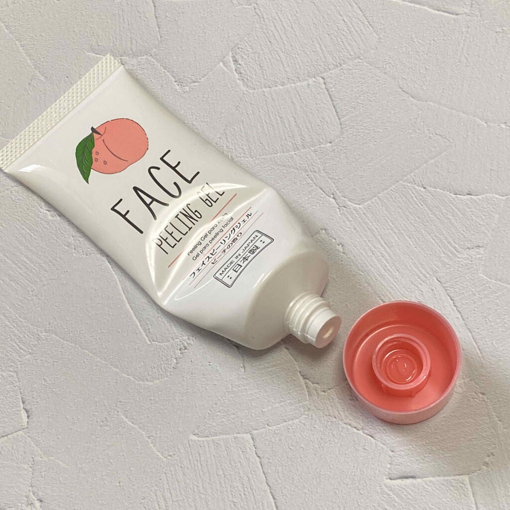 フェイスピーリングジェル ピーチの香り/DAISO/ピーリングを使ったクチコミ(1枚目)