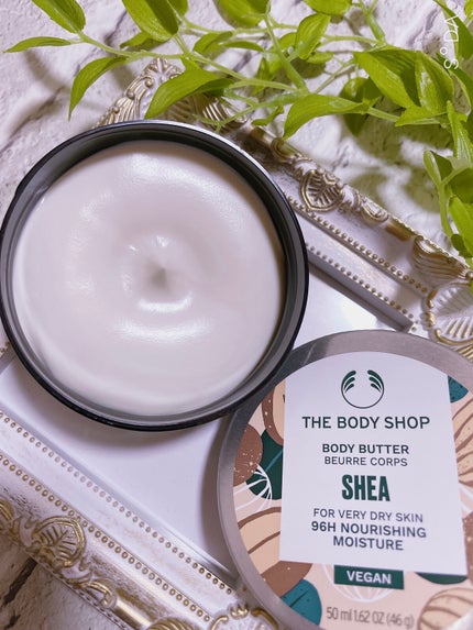 ボディバター シア 50ml/THE BODY SHOP/ボディクリームを使ったクチコミ(2枚目)