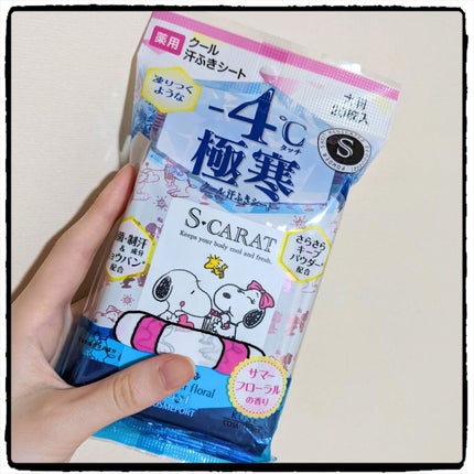 エスカラット 薬用デオドラント 大判クールシート/コーセーコスメポート/ボディシートを使ったクチコミ(1枚目)