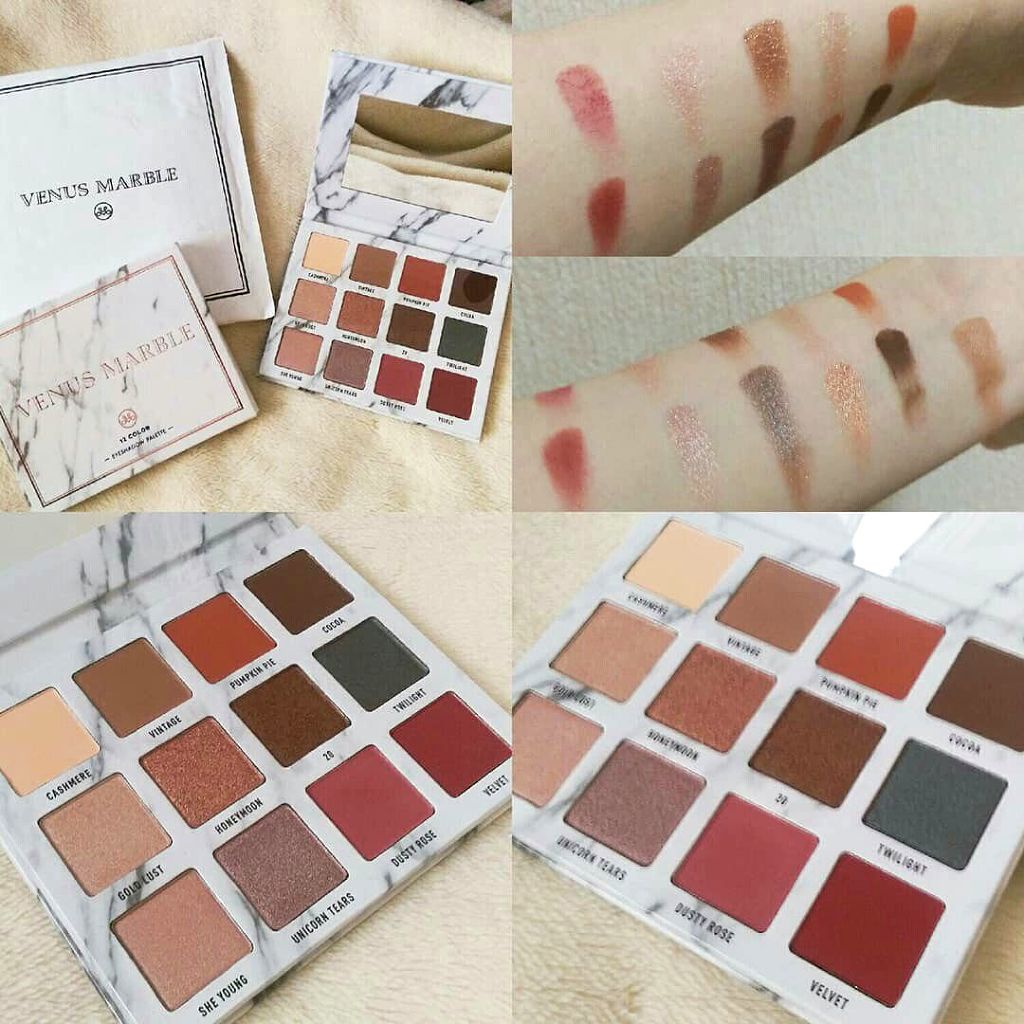 ヴィーナスマーブル12色アイシャドウパレット/Venus Marble/アイシャドウパレットを使ったクチコミ（3枚目）