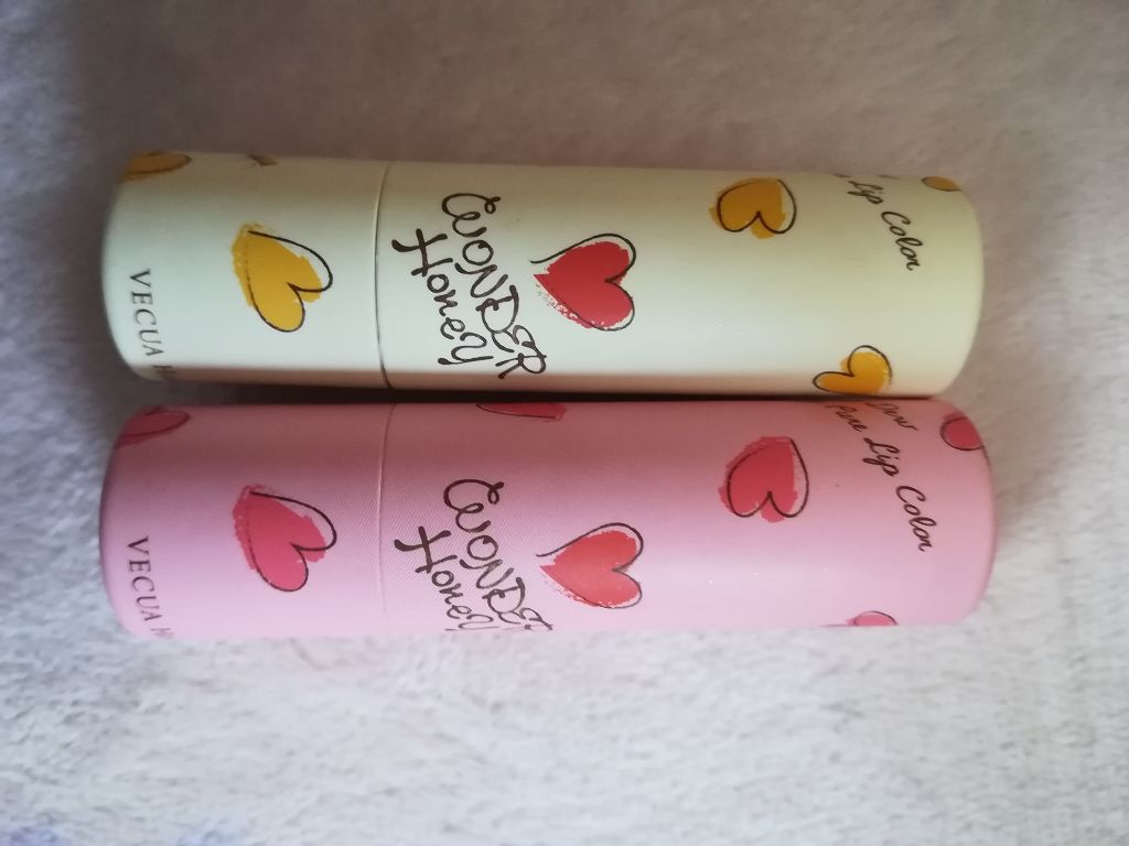 ワンダーハニー 恋するハートリップ/VECUA Honey/口紅を使ったクチコミ（2枚目）