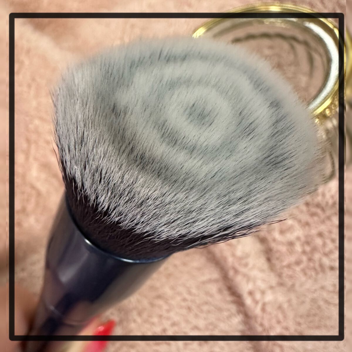 ファンデーションブラシ2本セット/SIXPLUS/メイクブラシを使ったクチコミ（3枚目）