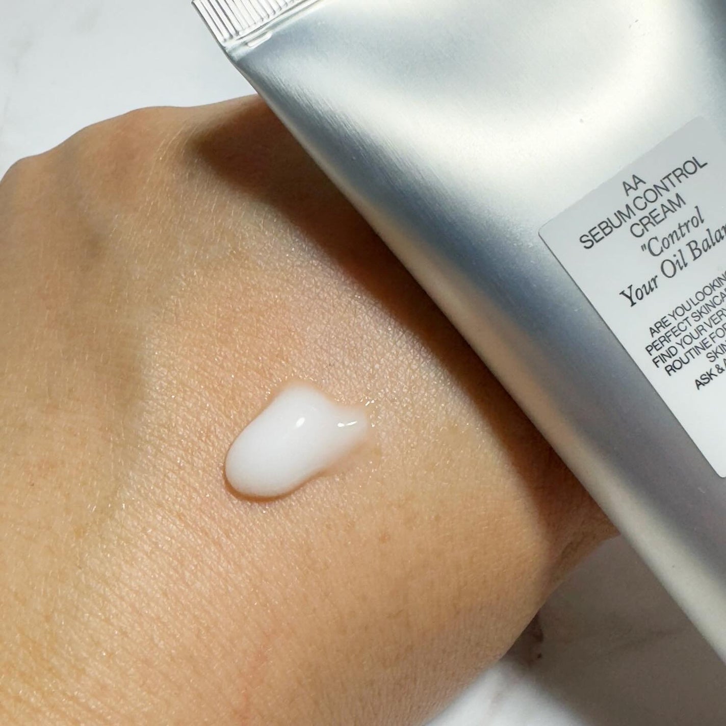 AA SEBUM CONTROL CERAM /Shangpree/フェイスクリームを使ったクチコミ(4枚目)