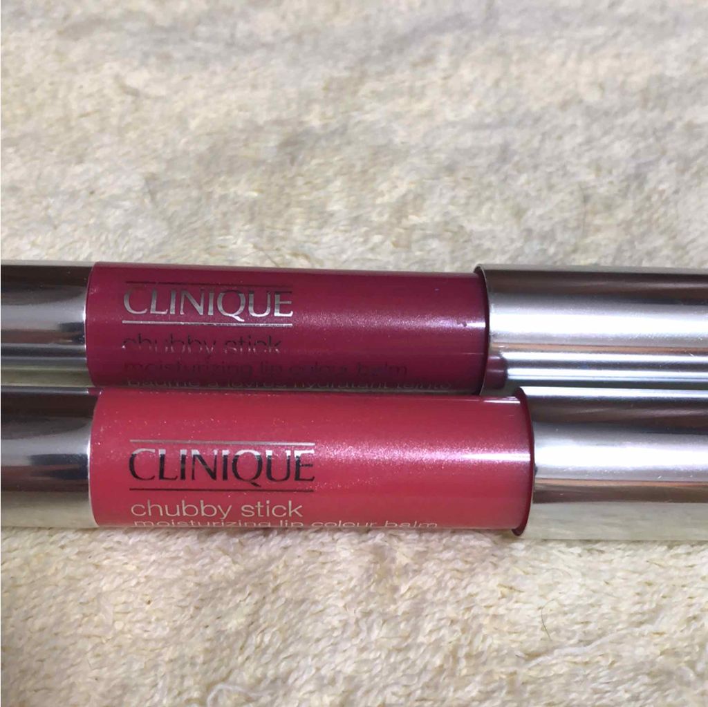 チャビー スティック モイスチャライジング リップ カラー バーム 07 スーパー ストロベリー/CLINIQUE/口紅を使ったクチコミ（1枚目）