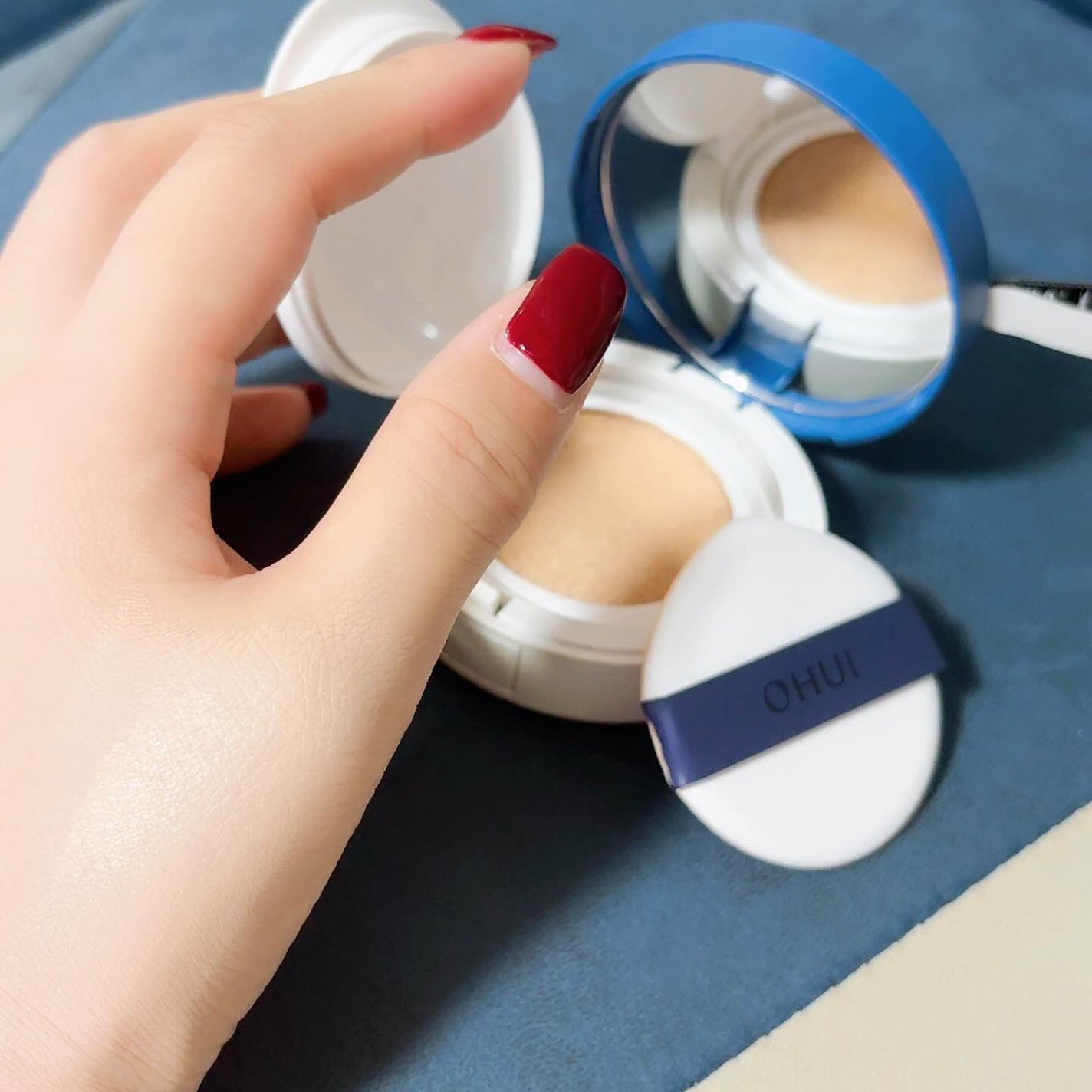 アルティメットフィット ロングウェアデニムクッション/OHUI/クッションファンデーションを使ったクチコミ(5枚目)