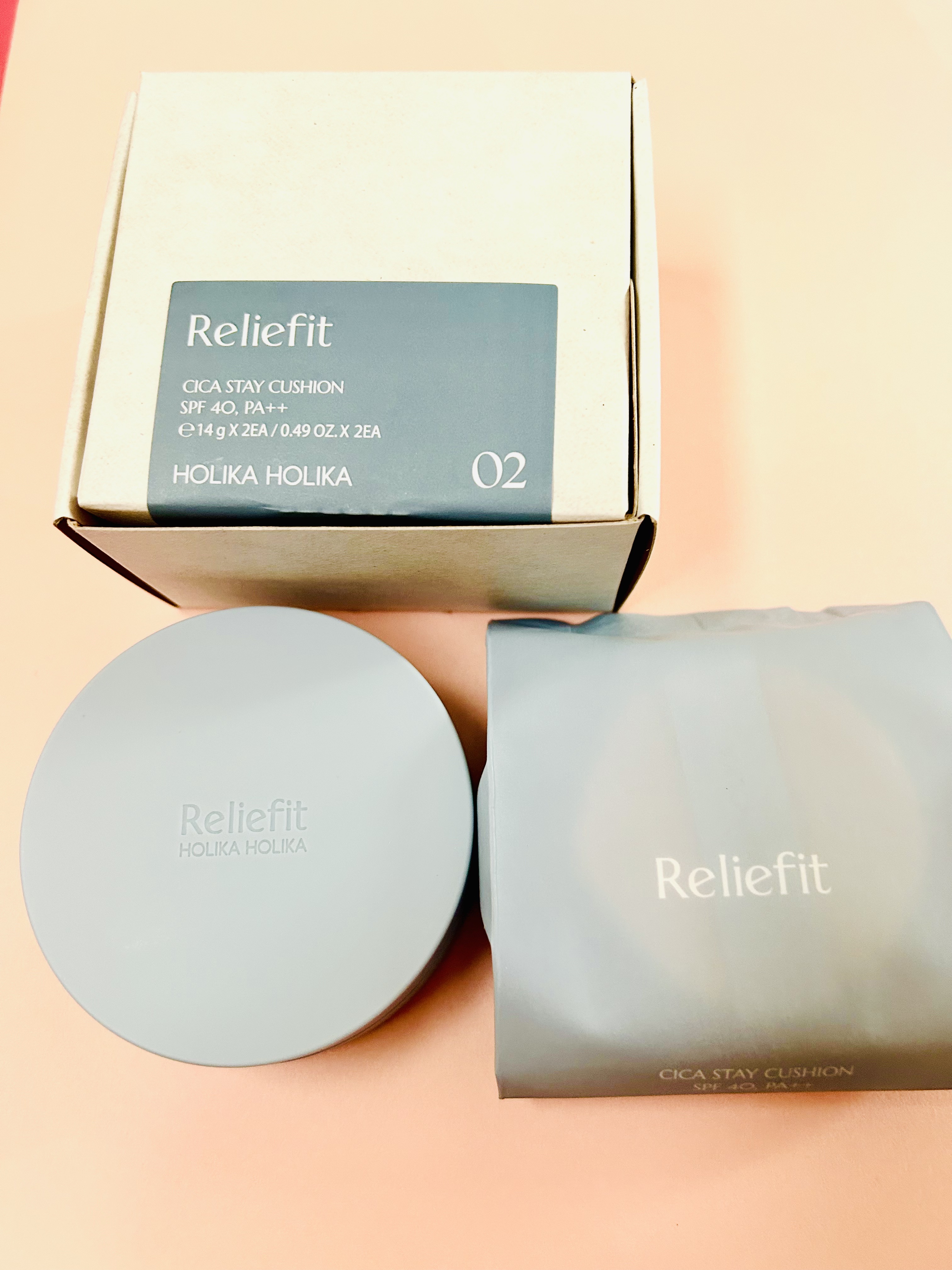 RELIFIT シカステイクッション/HOLIKA HOLIKA/クッションファンデーションを使ったクチコミ（2枚目）