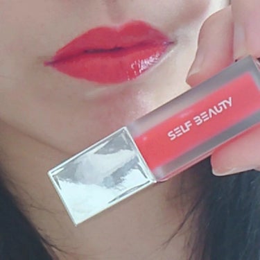 GLOSSY LIP TINT/SELF BEAUTY/口紅を使ったクチコミ（2枚目）