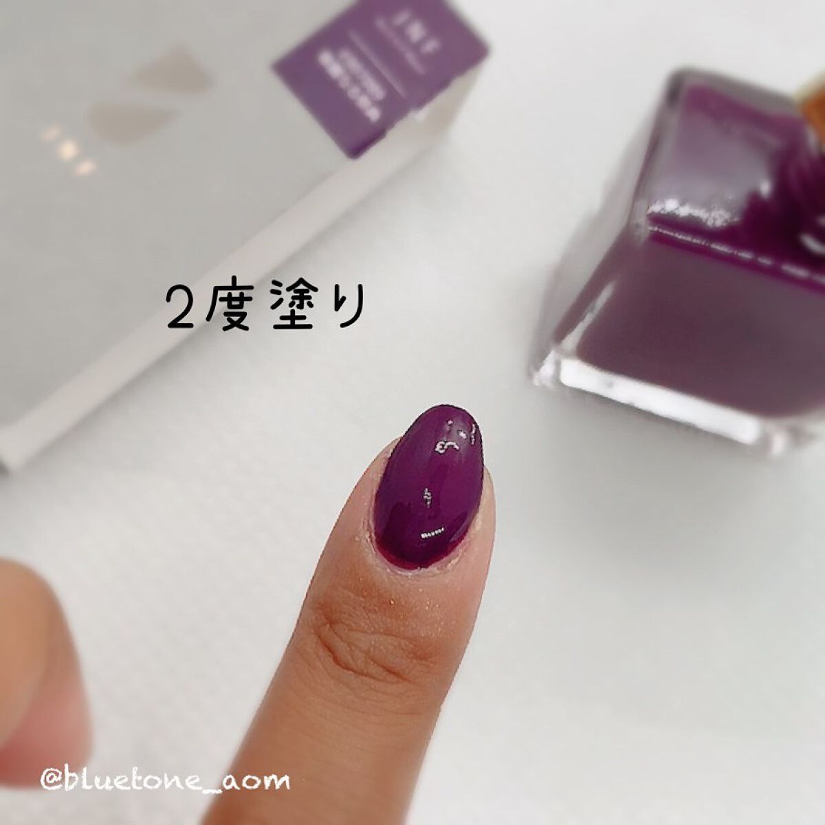 グレイズドフレグランスネイル/JNF/マニキュアを使ったクチコミ(6枚目)