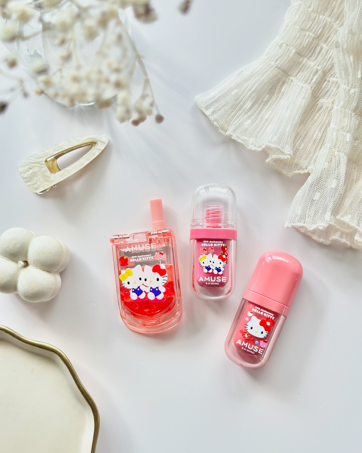 ジェルフィットティント/AMUSE/リップティントを使ったクチコミ（1枚目）