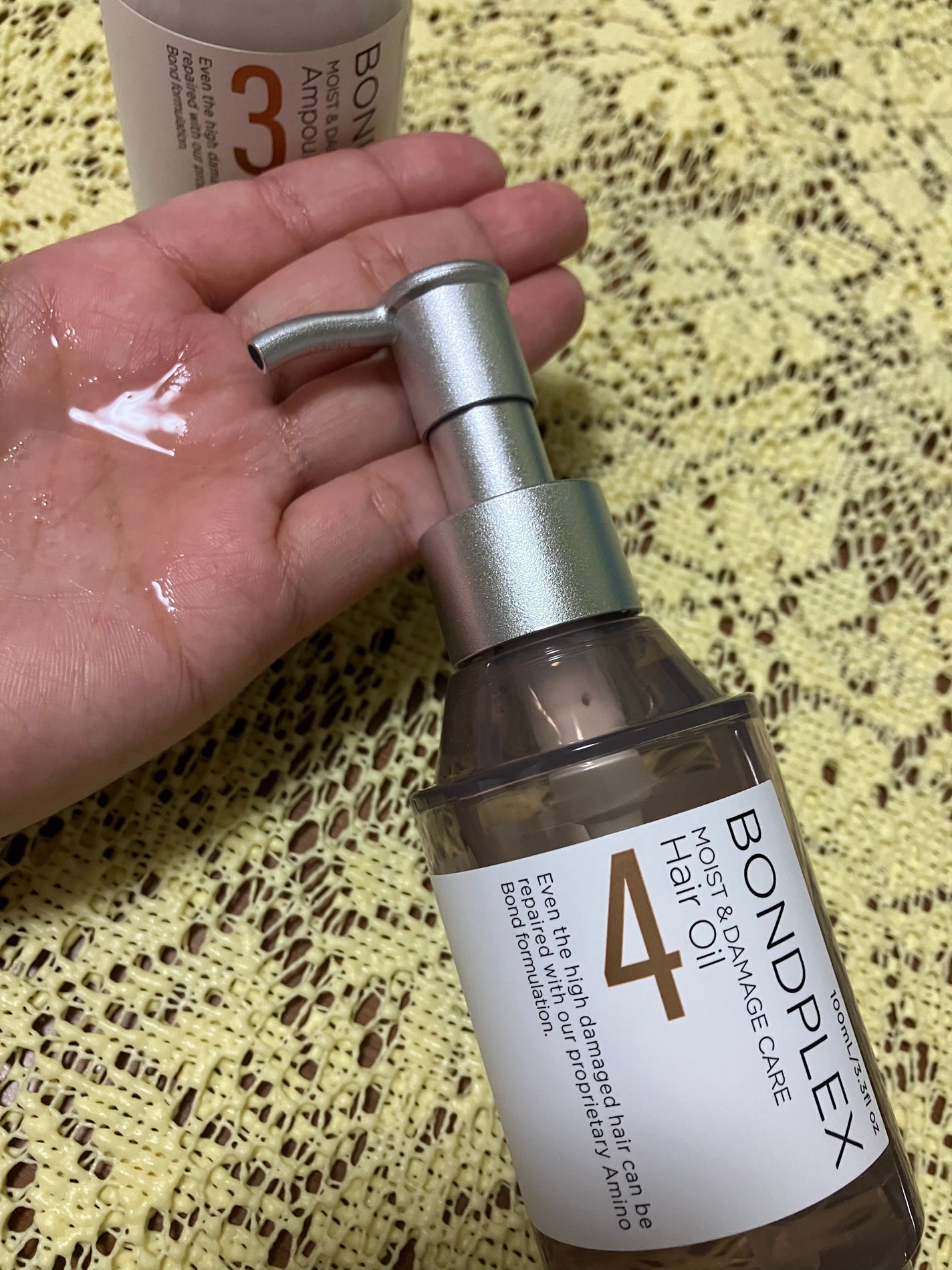 モイスト&ダメージケア アンプルミルク/ボンドプレックス/ヘアミルクを使ったクチコミ(3枚目)