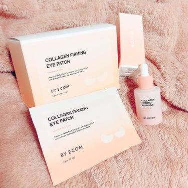 BY ECOM コラーゲンファーミングアンプルのクチコミ「『Collagen Firming Productsのコラーゲンファーミングコラーゲンアイパッ.....」（1枚目）