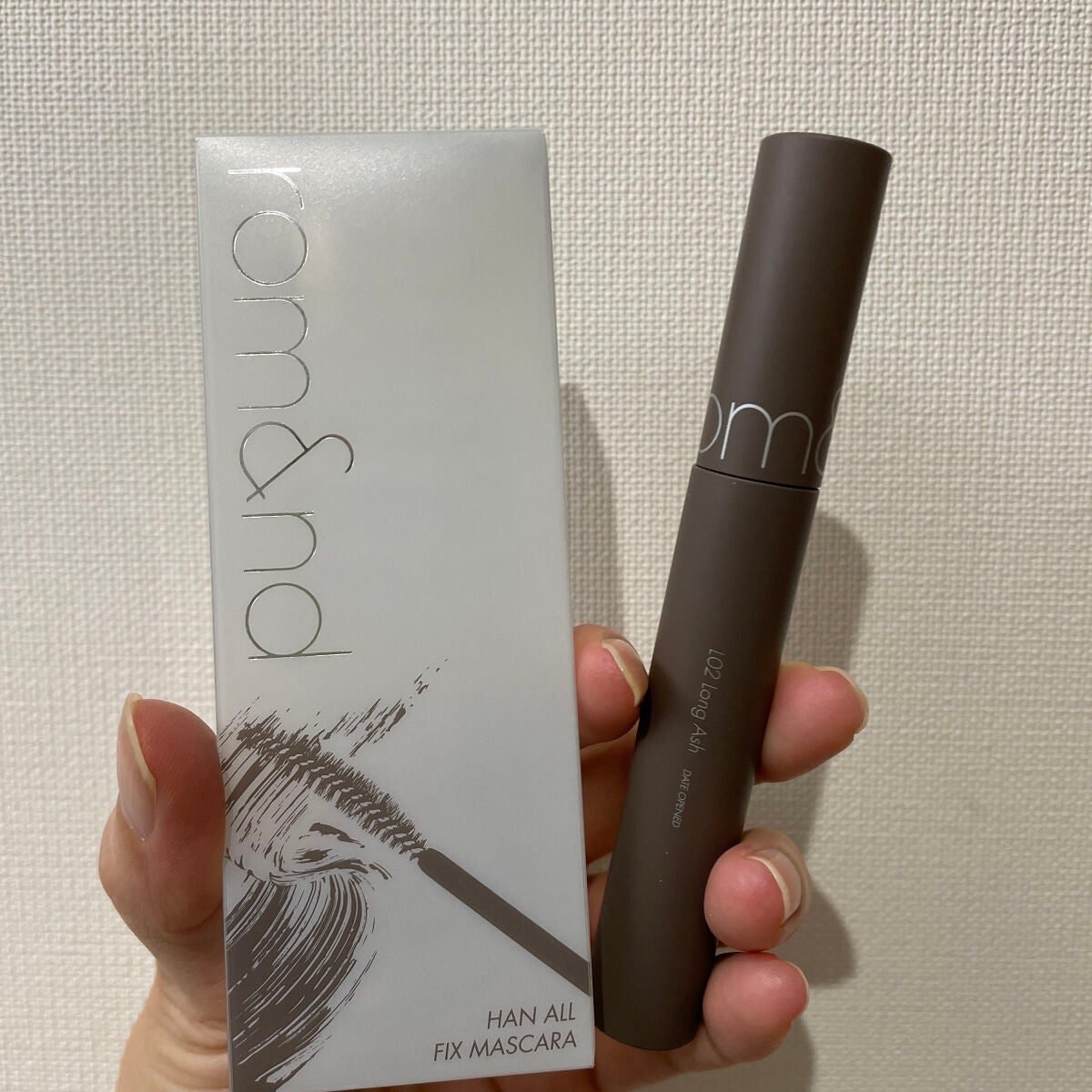 ハンオールフィックスマスカラ/rom&nd/マスカラを使ったクチコミ(1枚目)