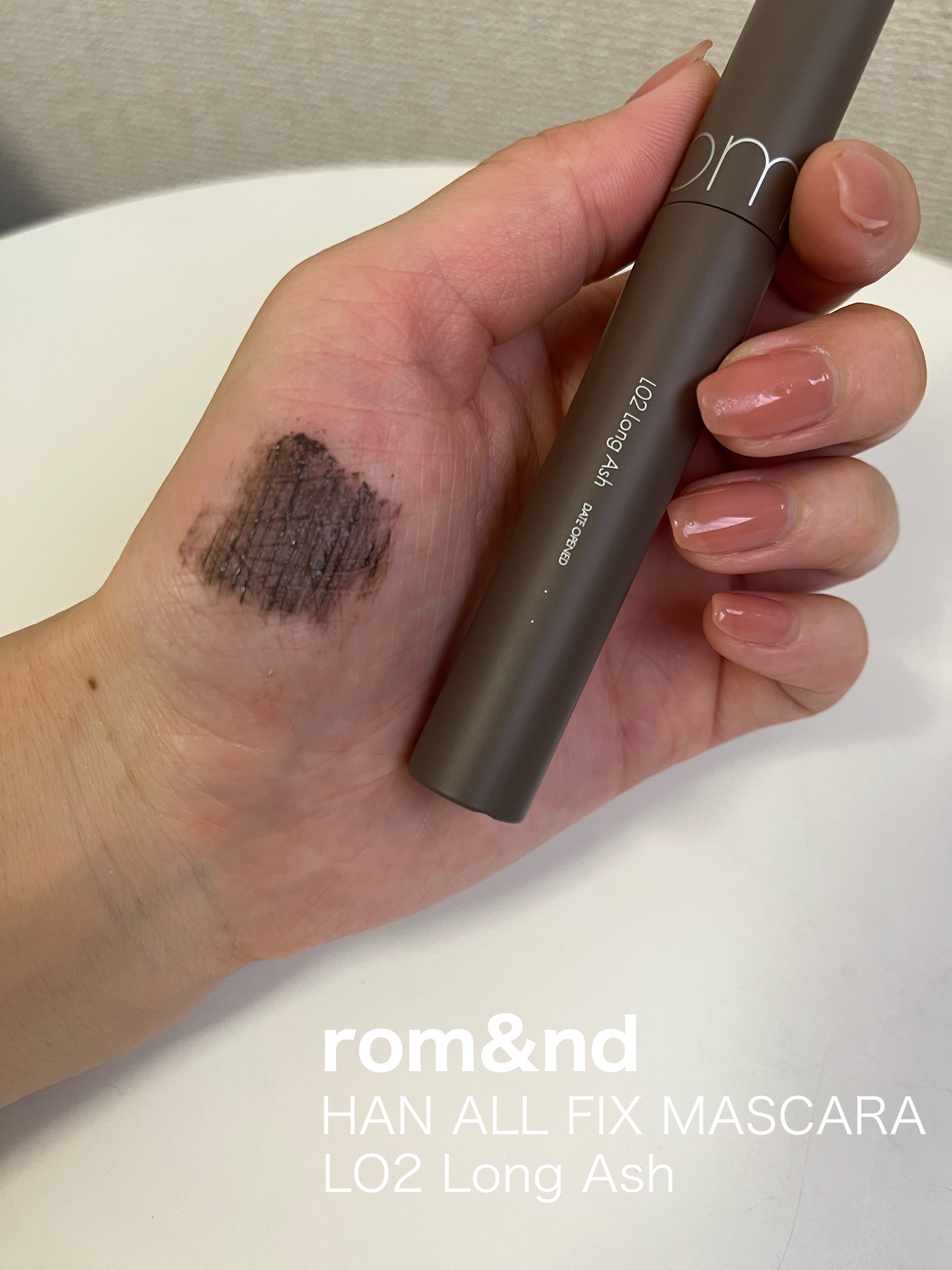 ハンオールフィックスマスカラ/rom&nd/マスカラを使ったクチコミ（2枚目）