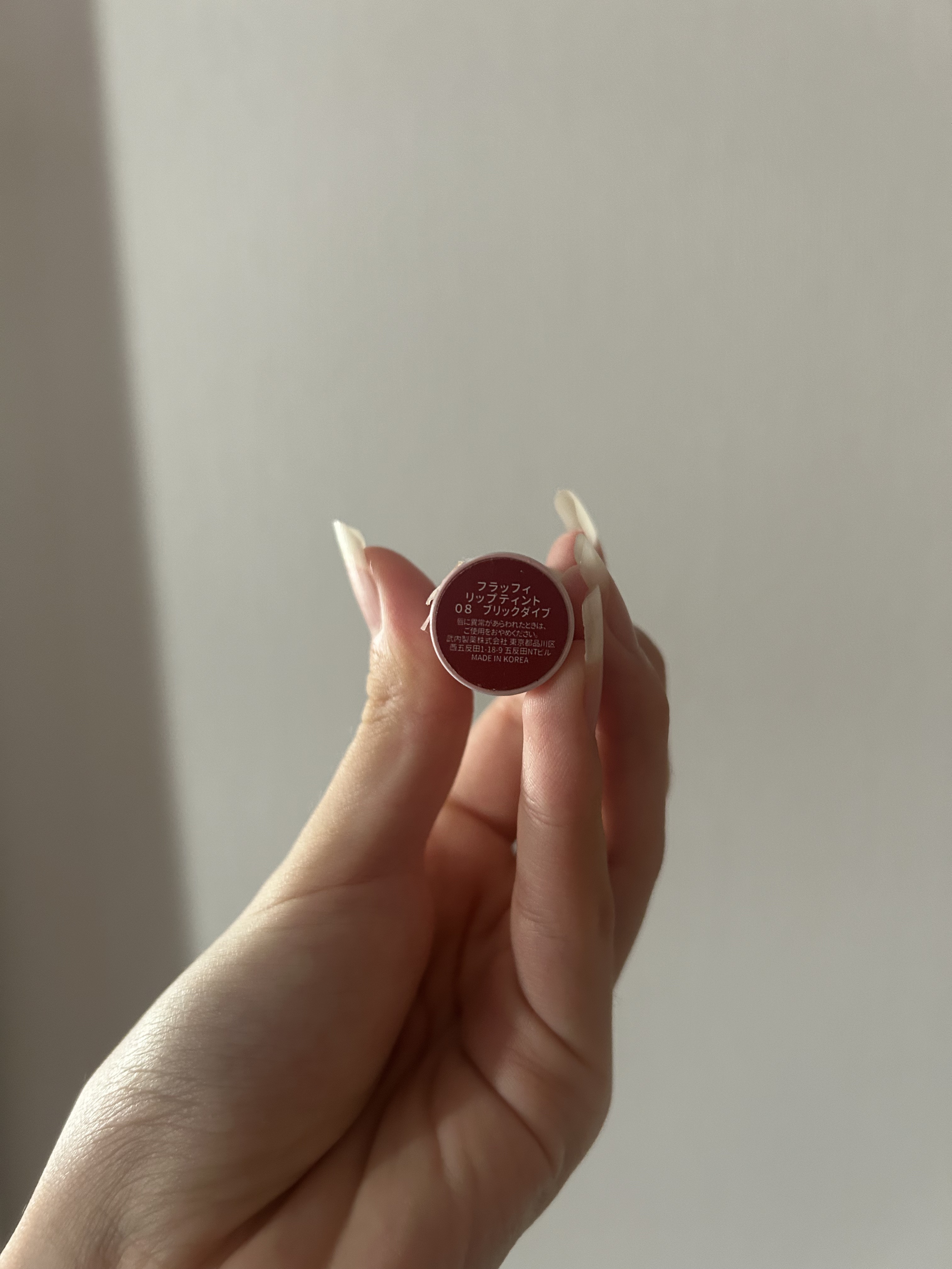 フラッフィリップティント 08 ブリックダイブ/BLESSED MOON/リップティントを使ったクチコミ（2枚目）