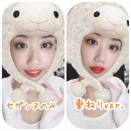 ラスティンググロスリップ/CEZANNE/口紅を使ったクチコミ(3枚目)