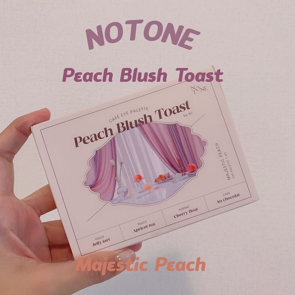 NOTONE  Peach Blush Toast cafe eye palette /Sonomama FRUIT/アイシャドウパレットを使ったクチコミ（1枚目）