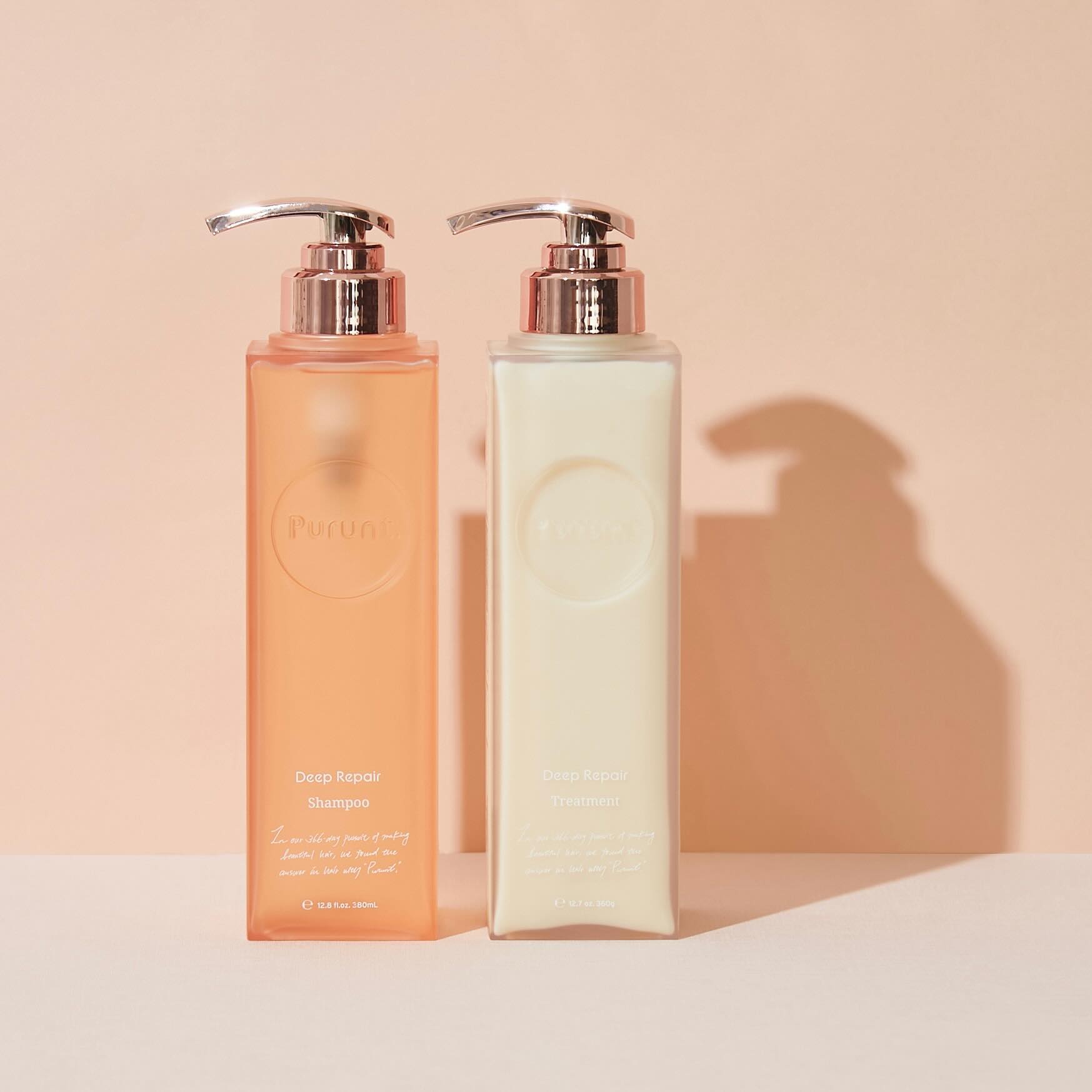 プルント ディープリペア美容液シャンプー／トリートメント/Purunt./市販シャンプーを使ったクチコミ（1枚目）