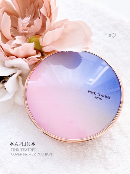 ピンクティーツリーカバープライマークッション/APLIN/クッションファンデーションを使ったクチコミ(1枚目)