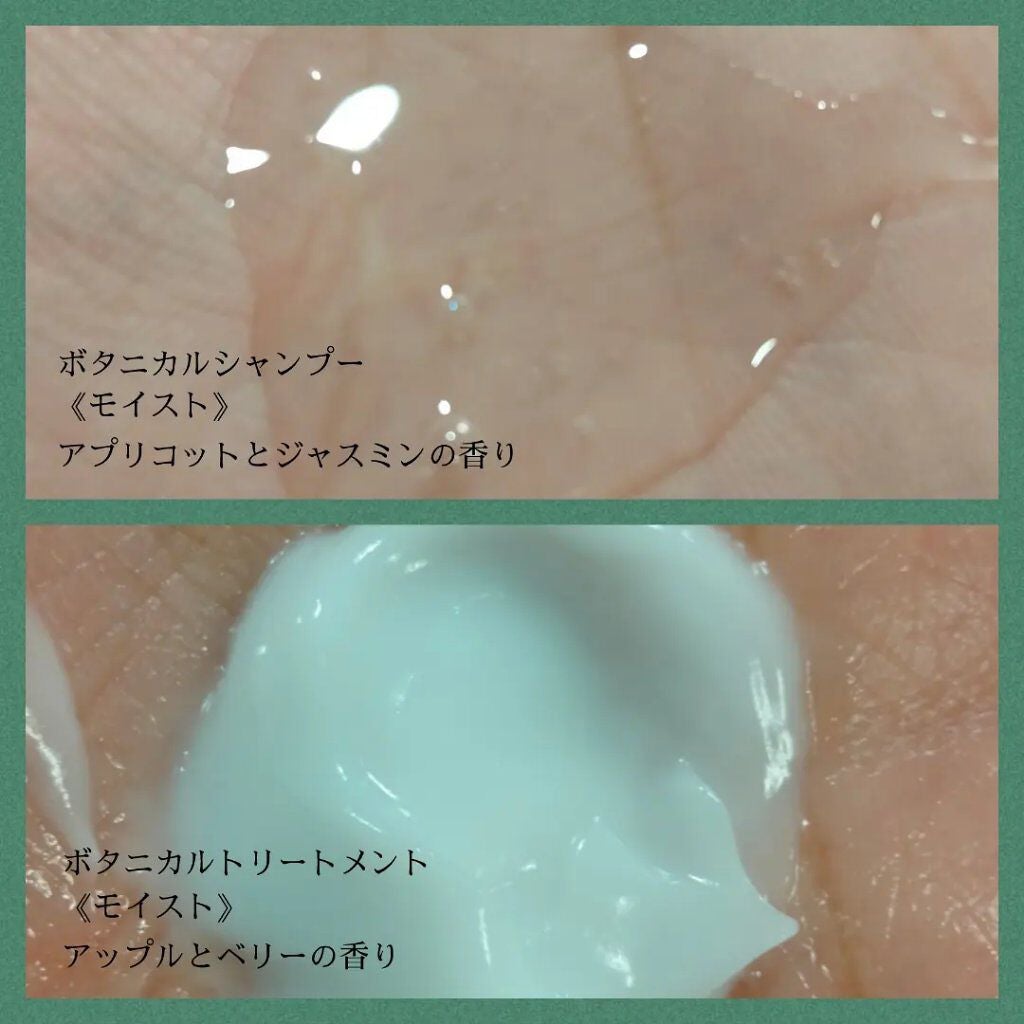 ボタニカルシャンプー/トリートメント(モイスト) /BOTANIST/シャンプー・コンディショナーを使ったクチコミ(2枚目)