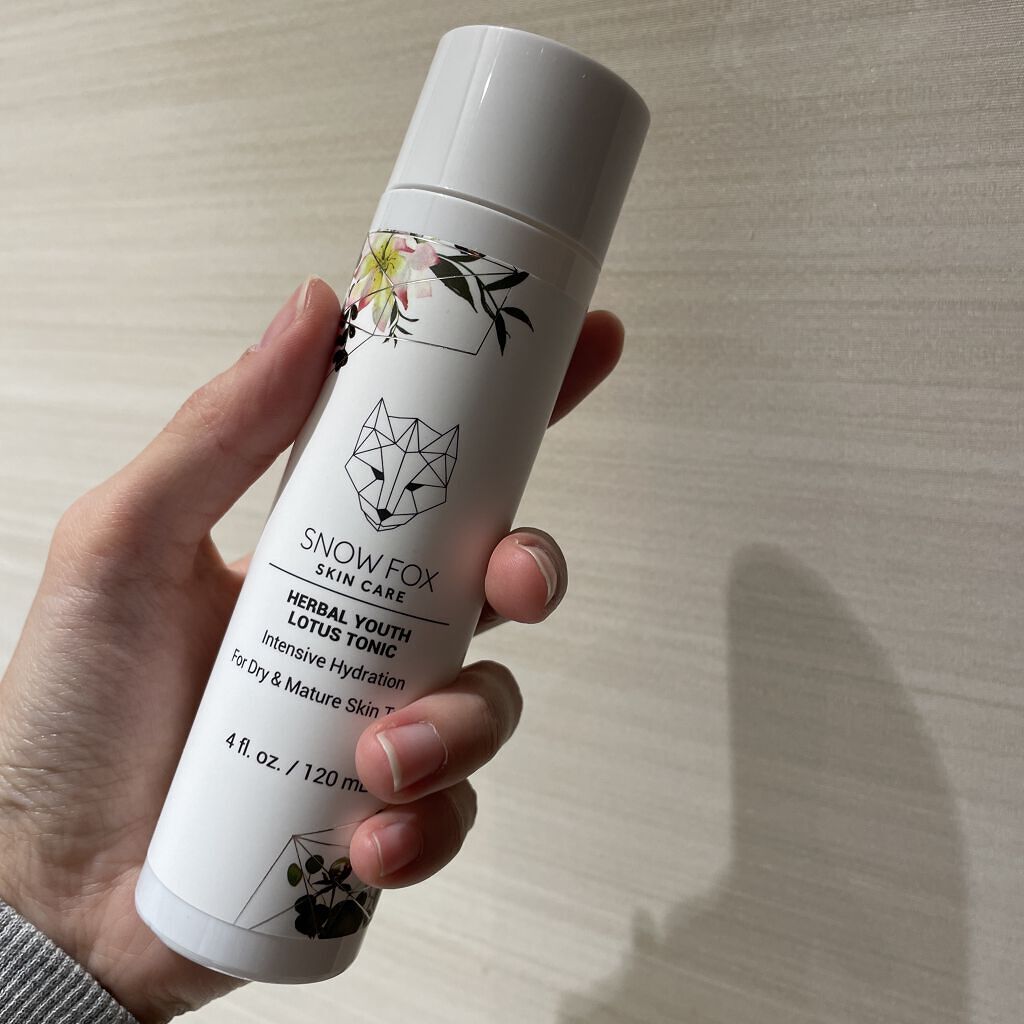 ハーバル ユース ロータス トニック/SNOW FOX SKINCARE/化粧水を使ったクチコミ（1枚目）