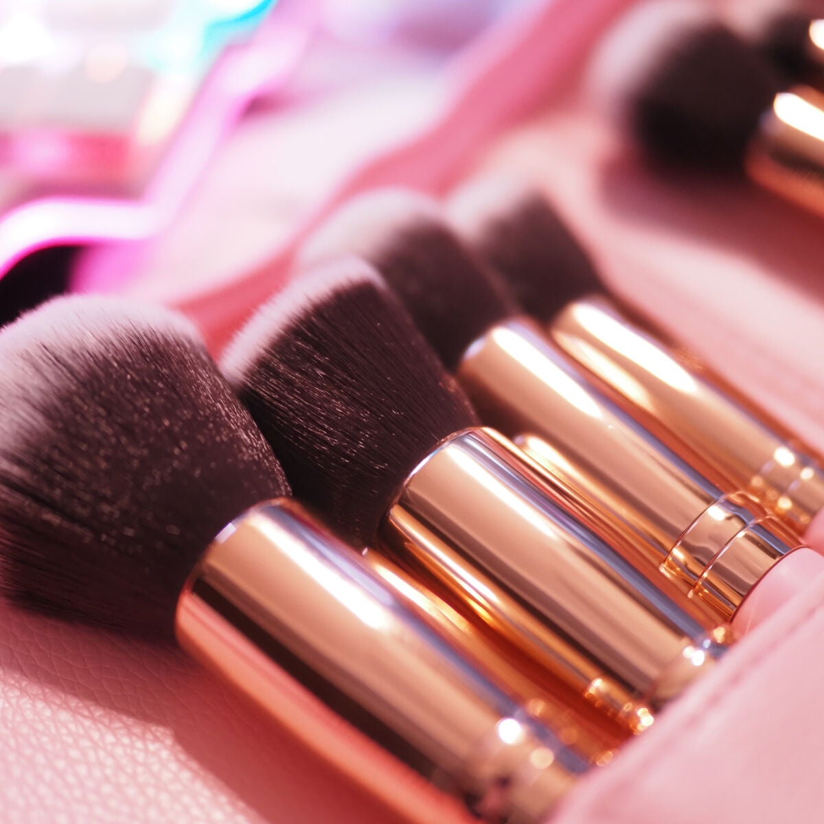 貴族のゴールド メイクブラシ11本セット 化粧ポーチ付き/SIXPLUS/メイクブラシを使ったクチコミ(4枚目)