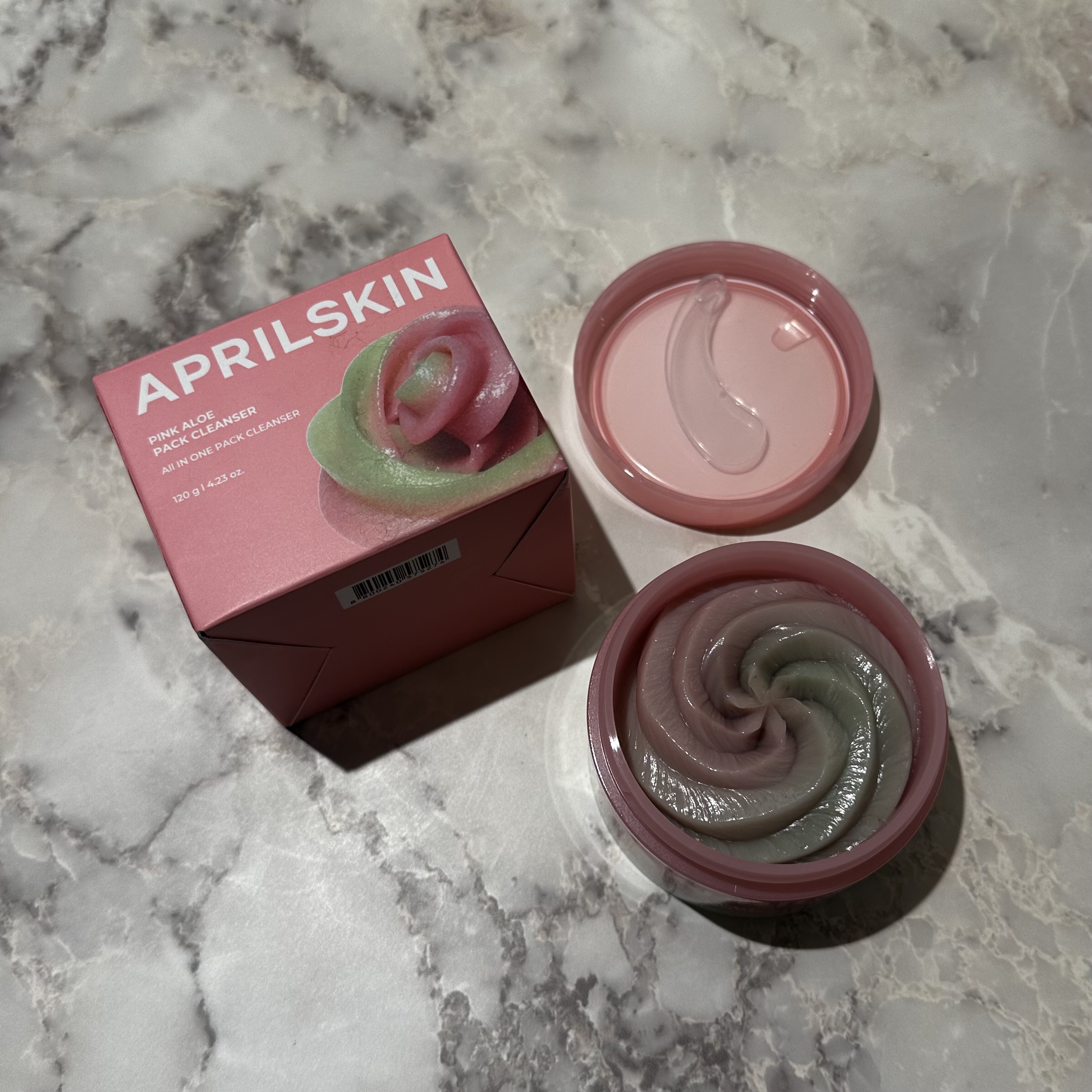 ピンクアロエメレンゲクレンザー/APRILSKIN/その他洗顔料を使ったクチコミ（1枚目）