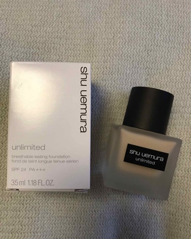 アンリミテッド ラスティング フルイド/shu uemura/リキッドファンデーションを使ったクチコミ（1枚目）