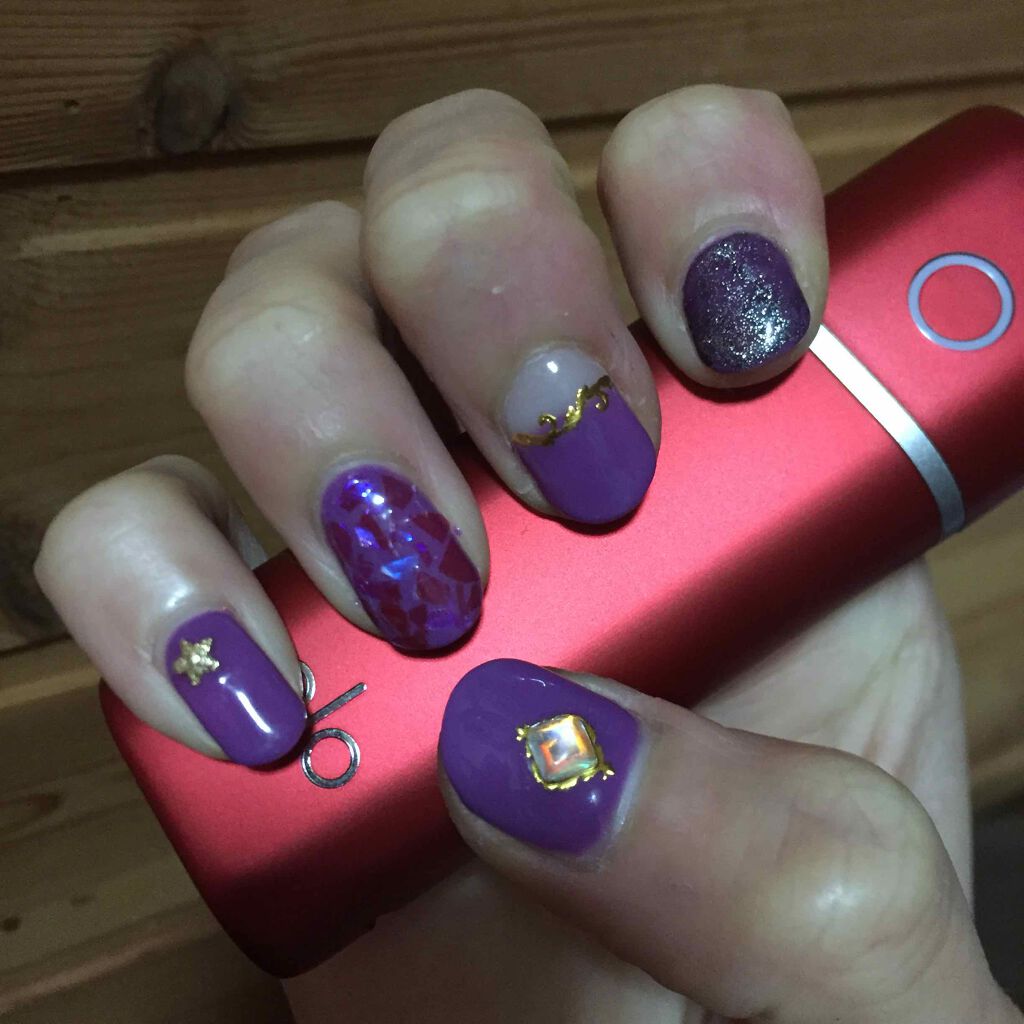 ジェルネイル(ライト対応)/セリア/ジェルネイルを使ったクチコミ(2枚目)