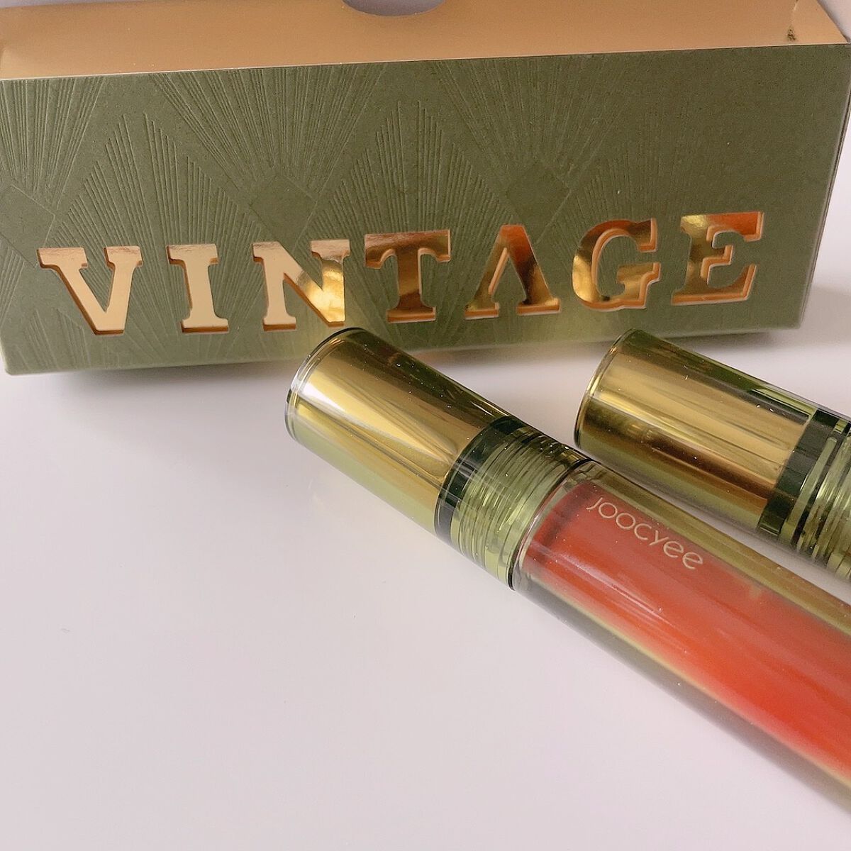VINTAGEシリーズ 浮金ミラーリップグロス/Joocyee/口紅を使ったクチコミ（1枚目）