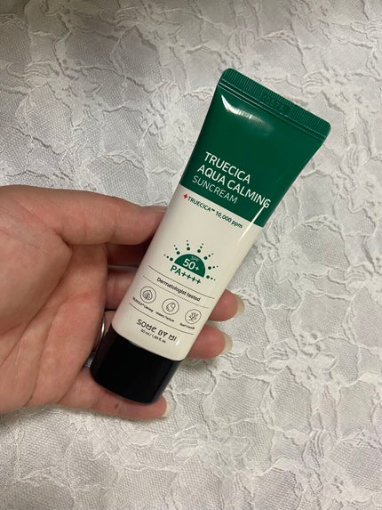 TRUECICA アクアカーミング日焼け止め/SOME BY MI/日焼け止めクリームを使ったクチコミ(1枚目)