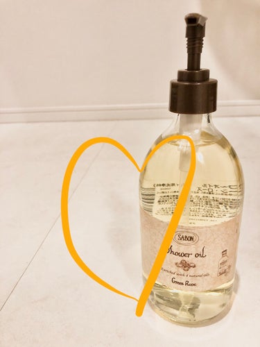  シャワーオイル グリーン・ローズ  500ml/SABON/ボディソープを使ったクチコミ（1枚目）