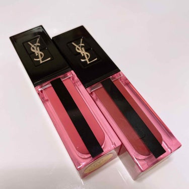 ルージュ ピュールクチュール ヴェルニ ウォーターステイン 614 ロゼ イマジェ/YVES SAINT LAURENT BEAUTE/口紅を使ったクチコミ（1枚目）