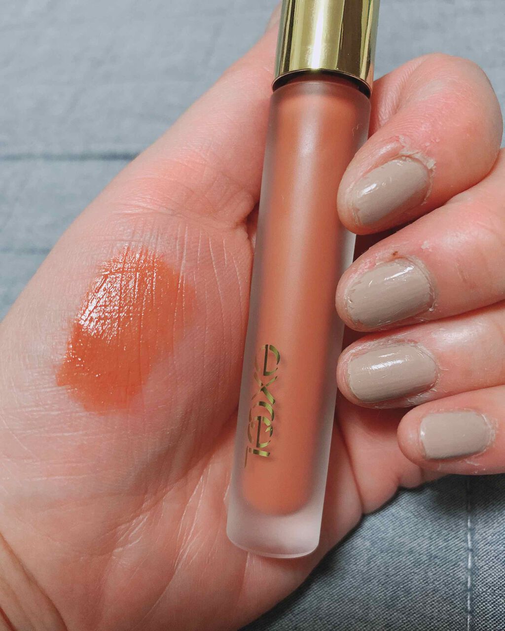 リップベルベティスト/excel/口紅を使ったクチコミ(1枚目)