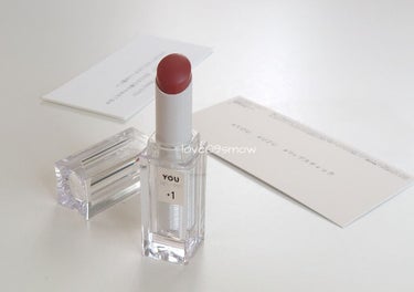 38℃/99℉ LIPSTICK  ＜YOU＞ +1　PINK-BEIGE/UZU BY FLOWFUSHI/口紅を使ったクチコミ（1枚目）