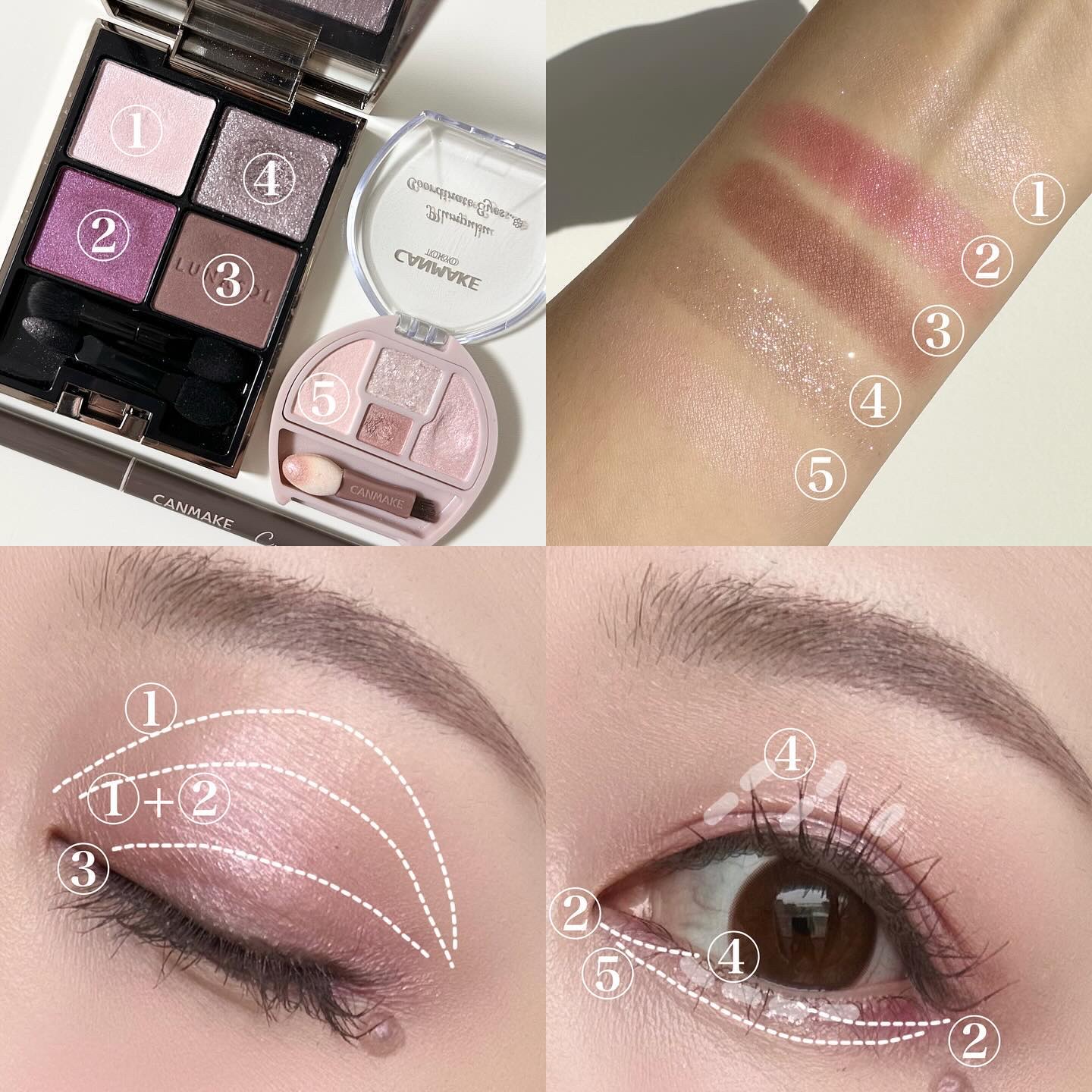 アイカラーレーション/LUNASOL/アイシャドウパレットを使ったクチコミ（3枚目）