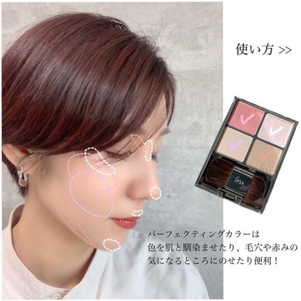 デザイニング フェイスカラーパレット/IPSA/プレストパウダーを使ったクチコミ(5枚目)