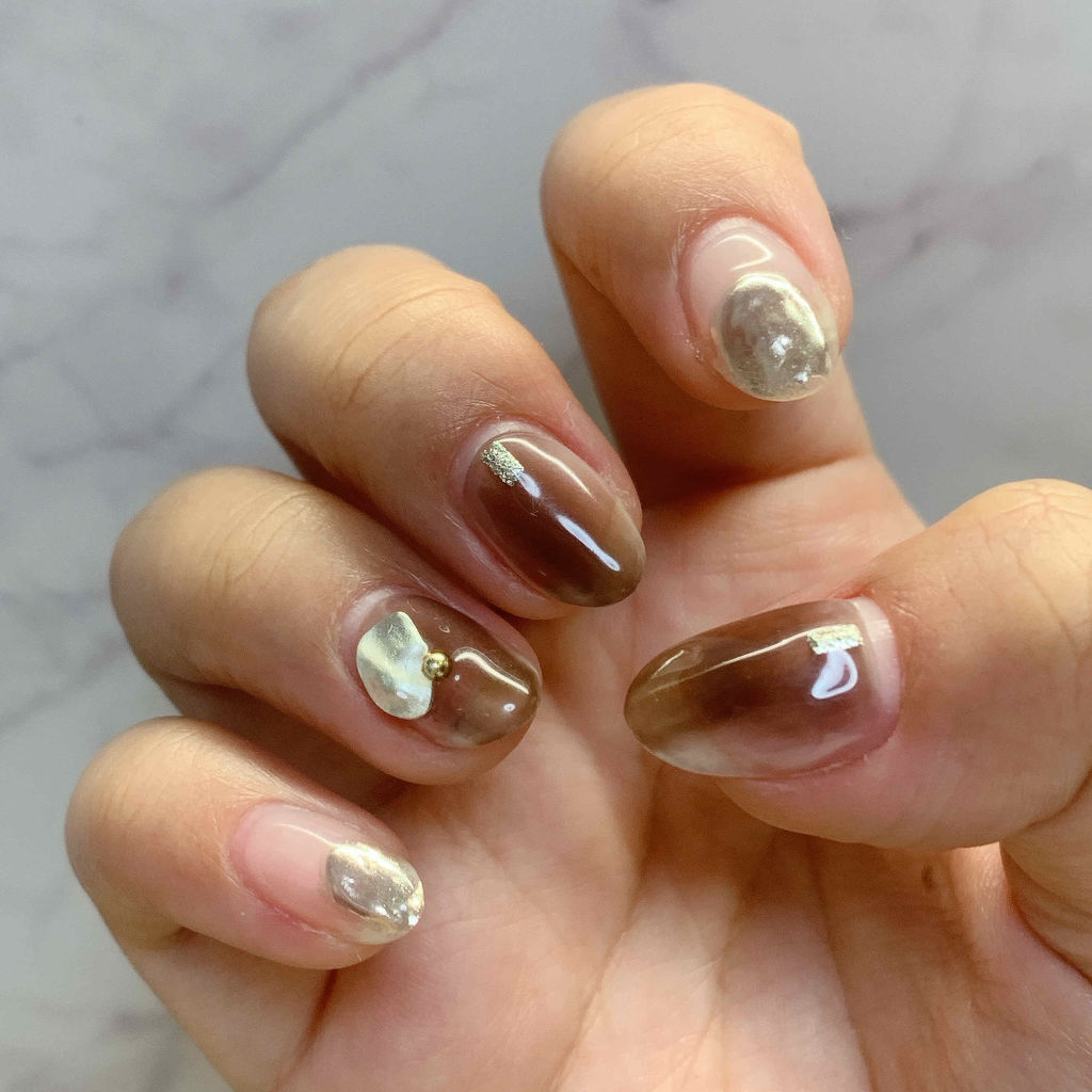 ネイル工房白パケカラージェル｜ネイル工房の口コミ - 秋ネイルのご