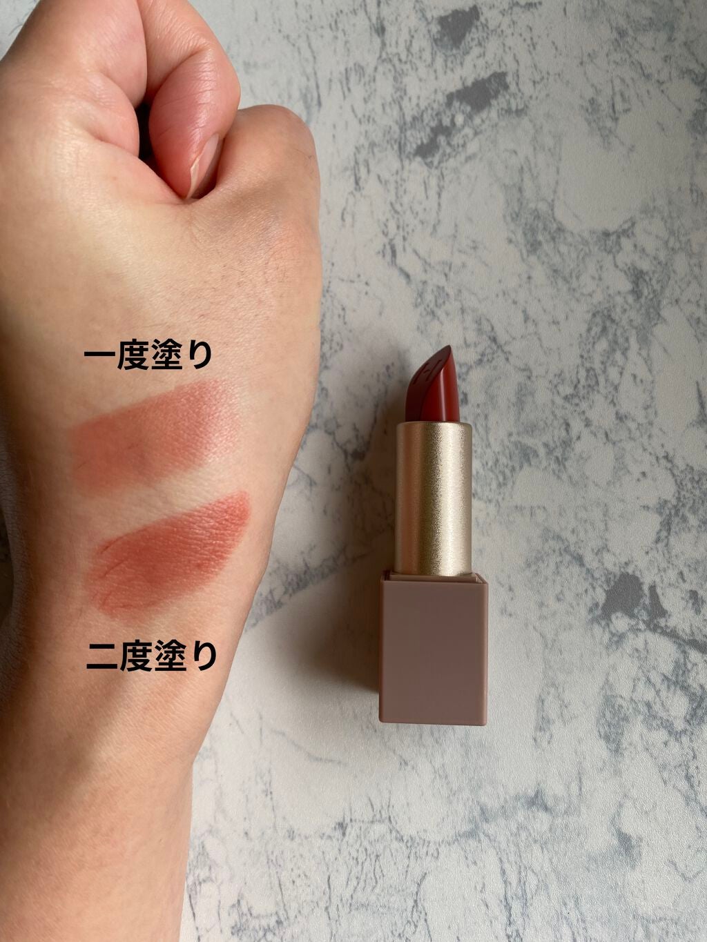 ムードインハンサーシアー/hince/口紅を使ったクチコミ(3枚目)