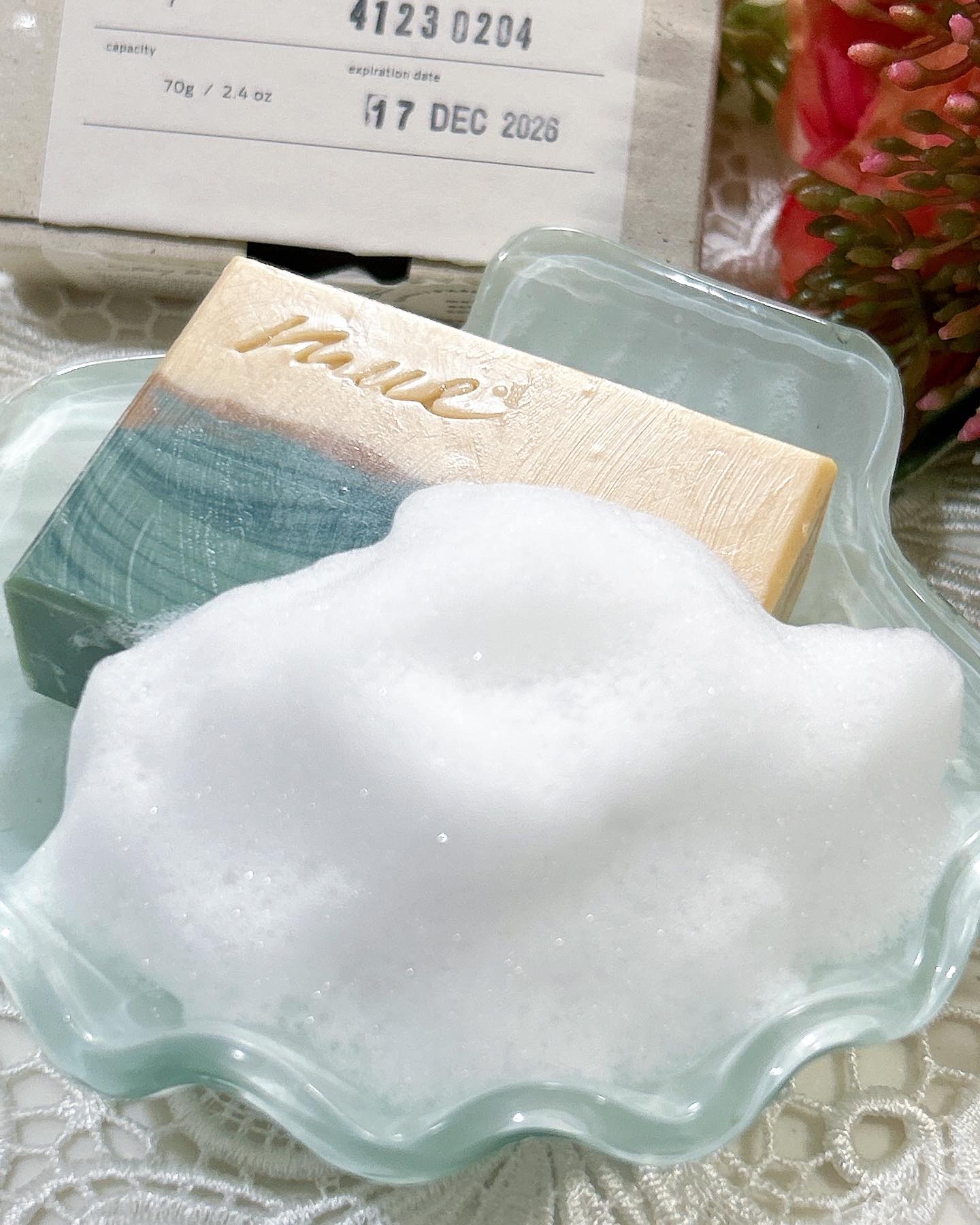 バーソープ/mue/洗顔石鹸を使ったクチコミ（2枚目）