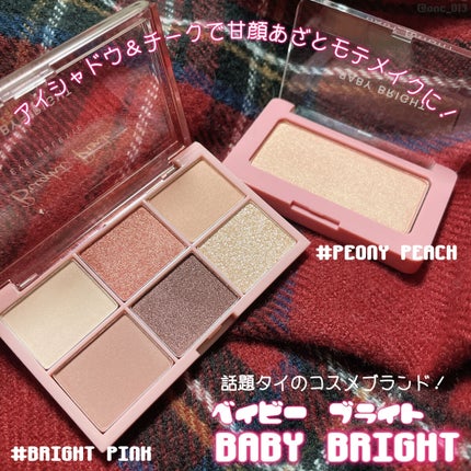 シャインアイシャドウパレット/BabyBright/アイシャドウパレットを使ったクチコミ(1枚目)